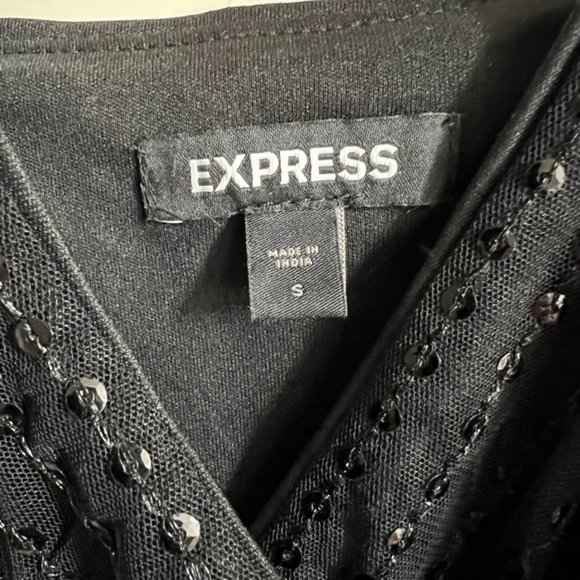 Metallic Dot Faux Wrap Cami Jumpsuit - Pitch Black (Sz Sm) - Picture 4 of 4